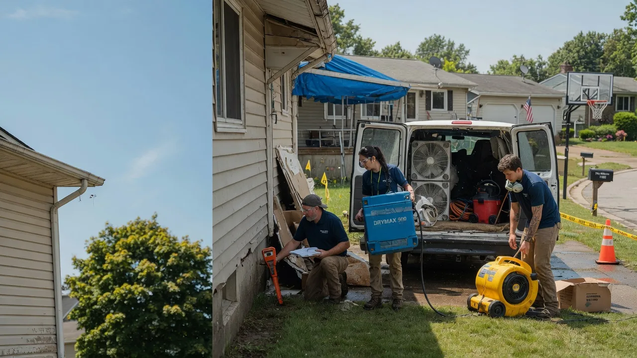 Ceiling Leak Cleanup in Bunker Hill, WV near me